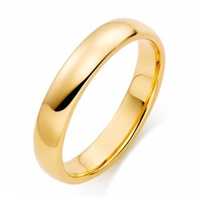 AL0060 BOBIJOO Jewelry Ring Alliance Joint Gold-Plated Stainless Steel 4mm