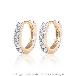 BOE0010 BOBIJOO Jewelry Earrings, Gold Child Girl Women Rhinestone