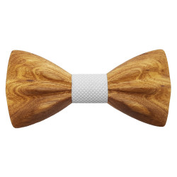 NP0063 Gaston et Ferdinand Bow tie Classic Wooden and 3D Zébrano