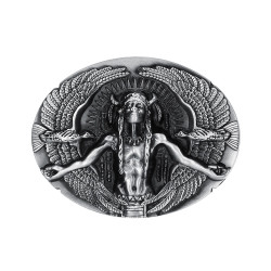 BC0014 BOBIJOO Jewelry Belt buckle of Indian Man Eagles USA Triker