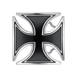 BC0040 BOBIJOO Jewelry Belt buckle Black Cross Templar Biker