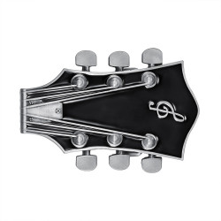 Boucle de Ceinture Guitare Electrique Rock Noir bobijoo