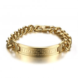GO0007 BOBIJOO Jewelry Bracelet Gold Man Stainless Steel Bracelet