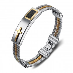 BR0136 BOBIJOO Jewelry Bracelet Curb Chain-3 Colors