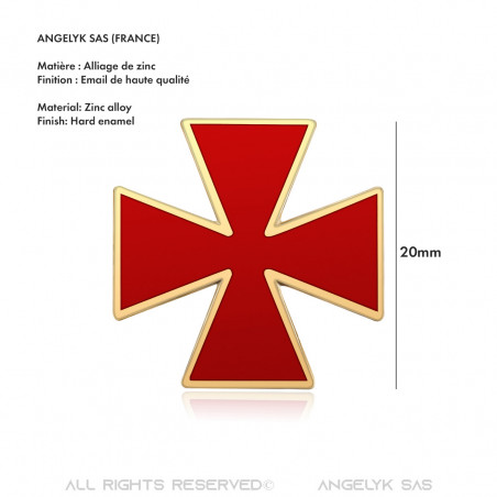 Pins Croix Rouge Constantin Ordre des Templiers  IM#19968