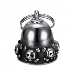 MOT0040 BOBIJOO Jewelry Guardian bell Skull Skull Shinbones Stainless steel
