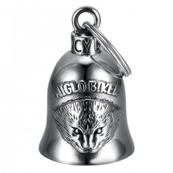 Motorbike Bell Mocy Bell Hedgehog Niglo Biker Stainless Steel Silver IM#22845