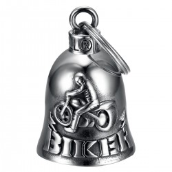 Mocy Bell Biker Stainless Steel Silver IM#22999