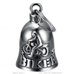 Mocy Bell Biker Stainless Steel Silver IM#23000