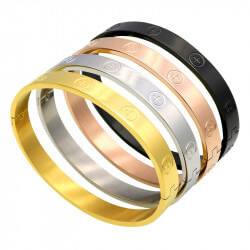 BR0095 BOBIJOO Jewelry Stainless Steel Bracelet Woman 4 Models to choose from